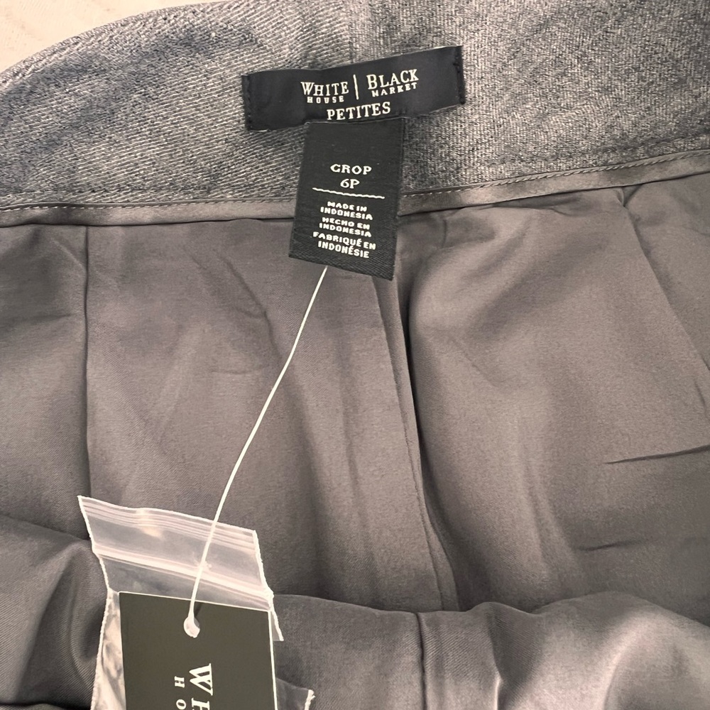 White House Black Market Charcoal Skirt